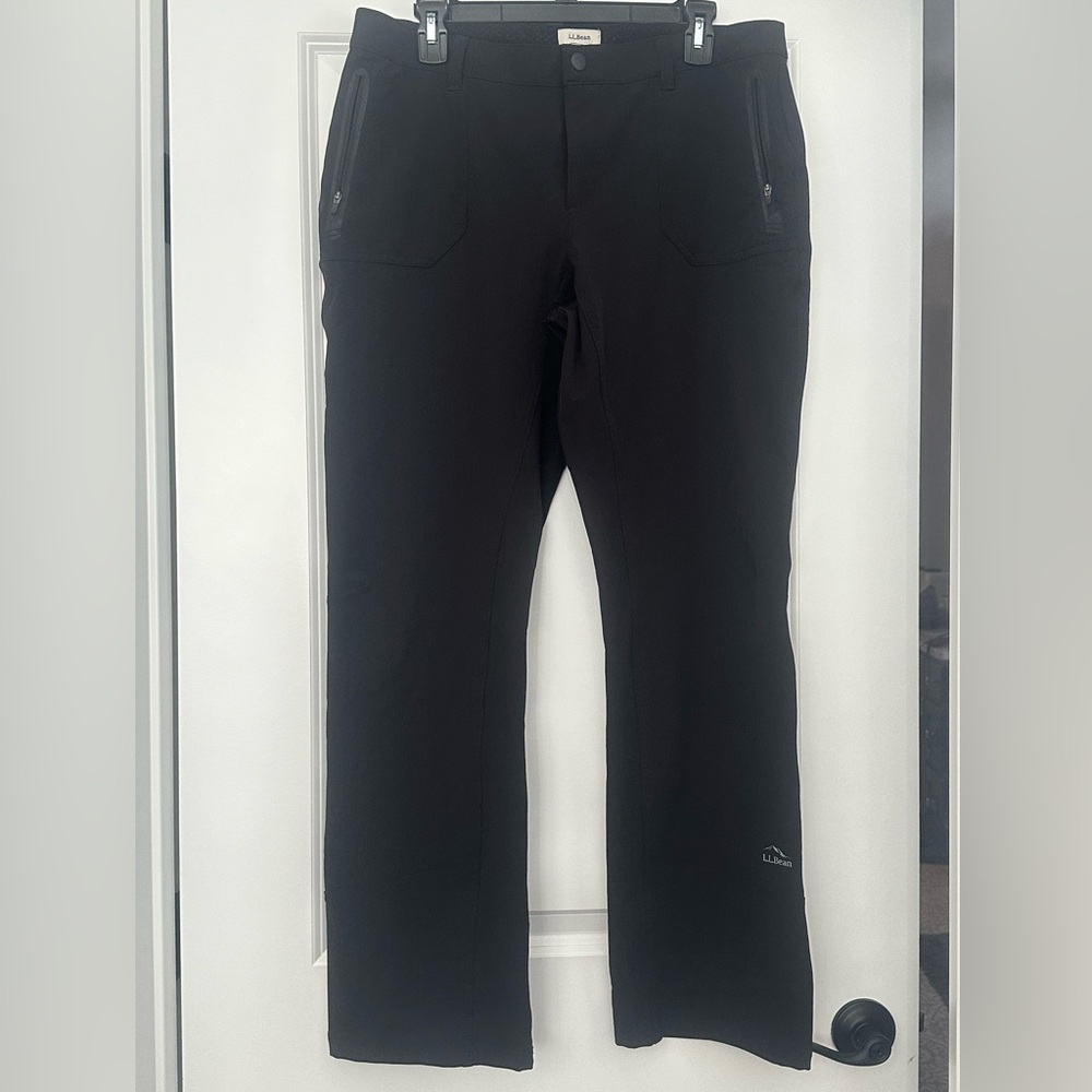 LLBean Lined Pants in Black NWOT - Women’s 12